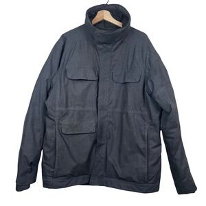 NAU Mens Gray Goose Down  Winter Jacket Coat Parka Size XL Recycled Materials